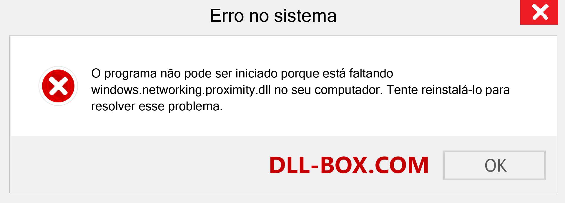 Arquivo windows.networking.proximity.dll ausente ?. Download para Windows 7, 8, 10 - Correção de erro ausente windows.networking.proximity dll no Windows, fotos, imagens